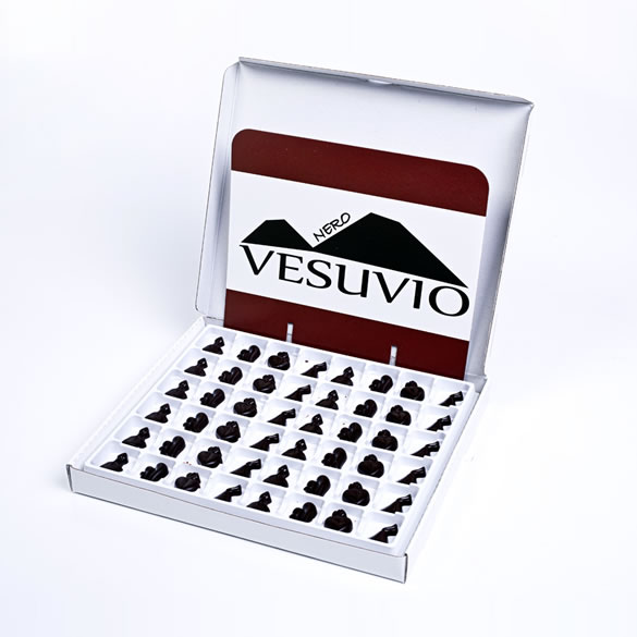 Scatola da 48 cioccolatini Nero Vesuvio